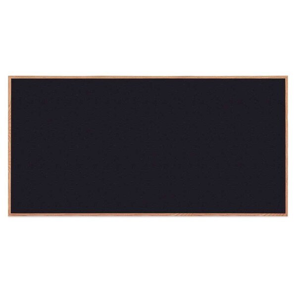 United Visual Products Decor Wood Combo Board, 36"x24", Walnut/White Porcelain & Pearl UV702DEFAB-WALNUT-WHTPORC-PEARL - main